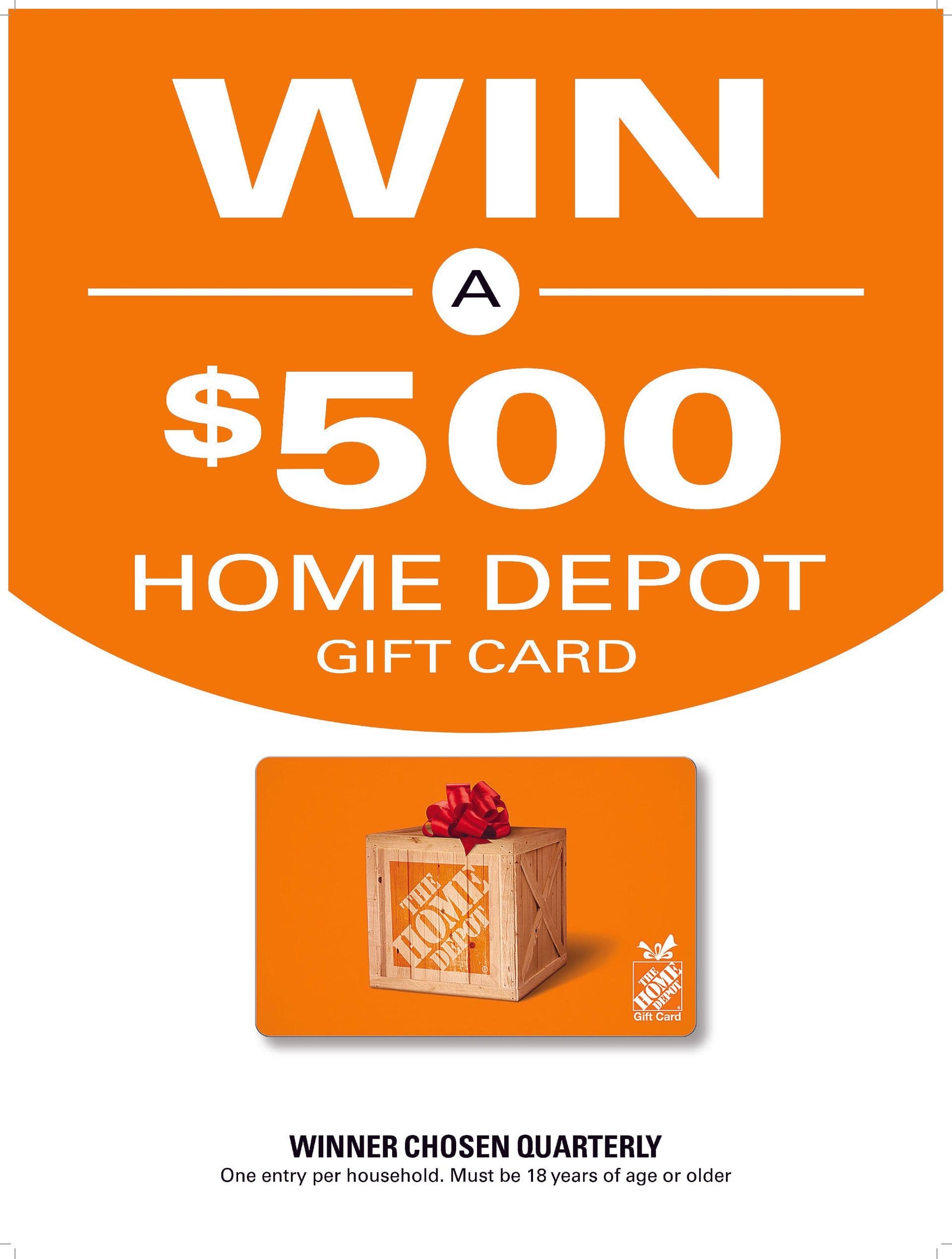 Sweepstakes Home Depo