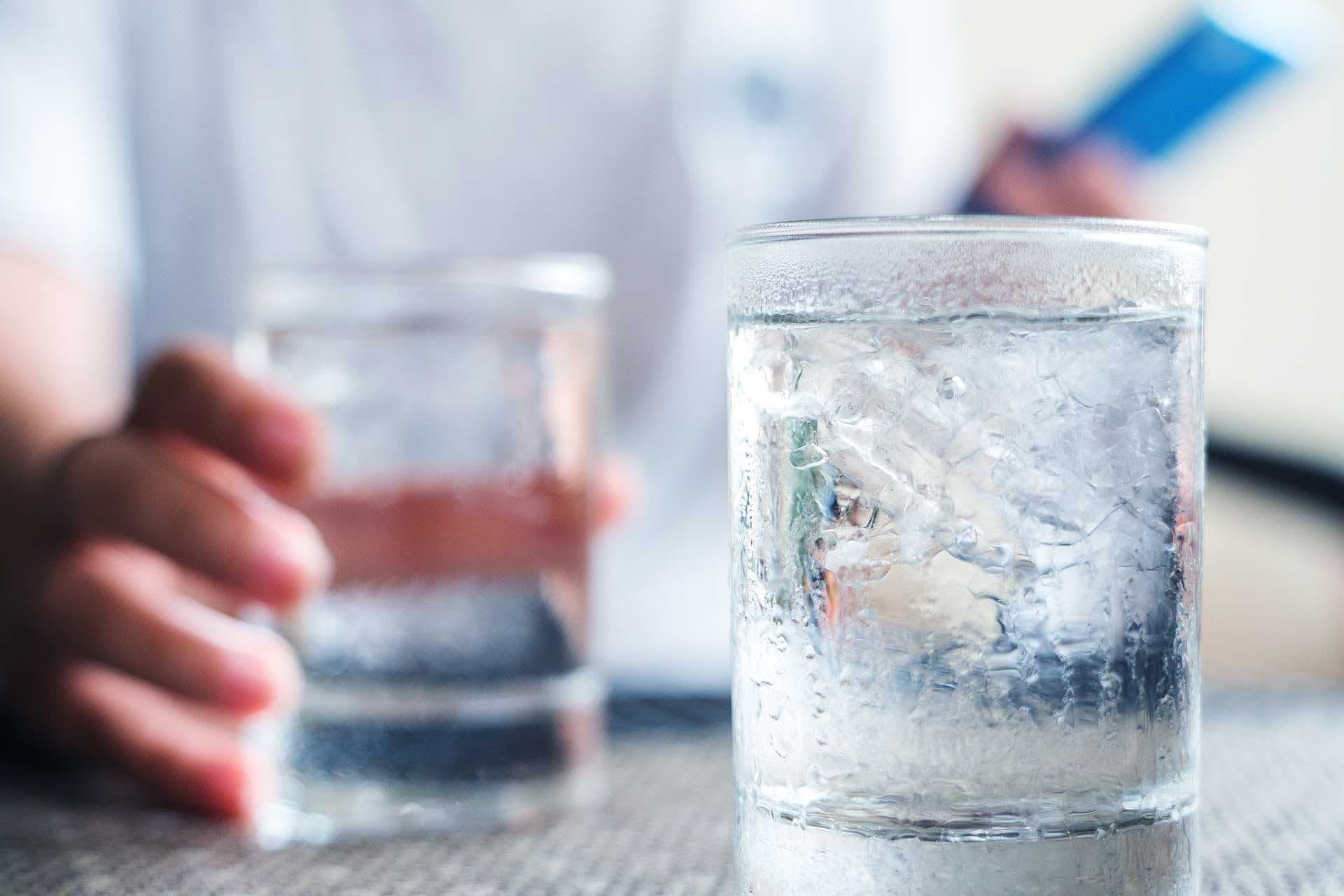 Glass of water